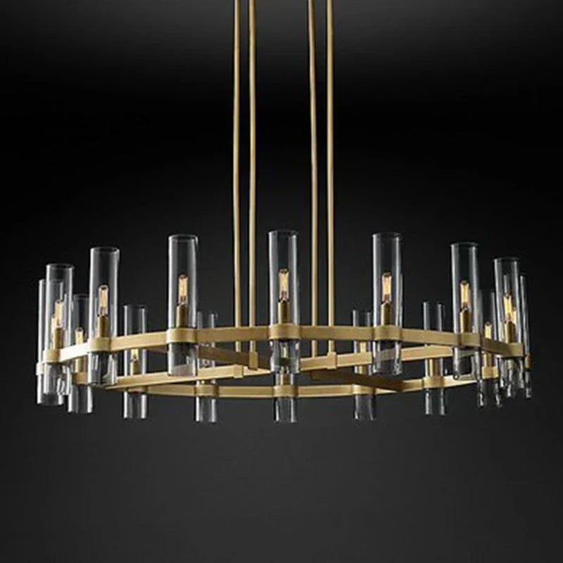 Maribel Farmhouse Glass Chandelier - OpalDwell
