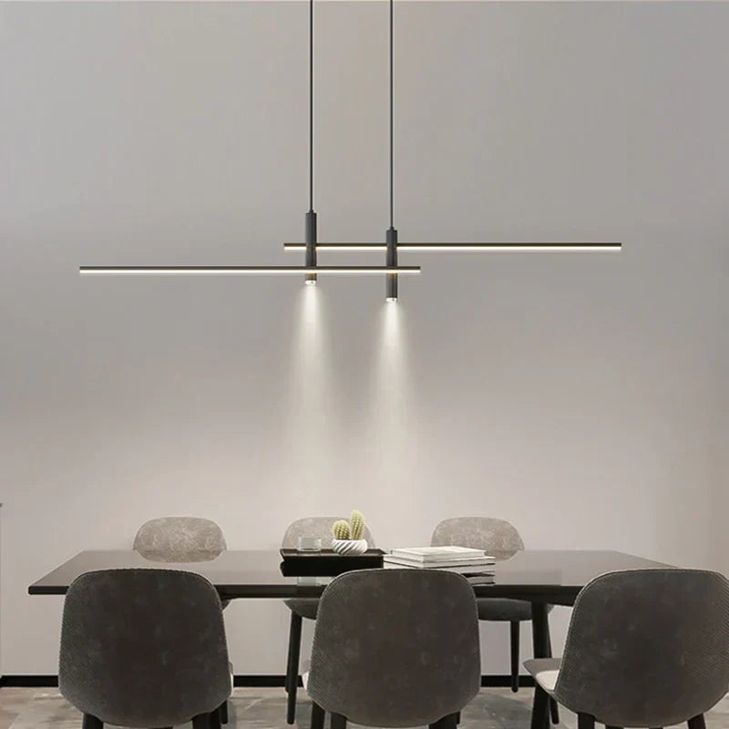 Aurelle Nordic Slim LED Pendant Light for Dining Rooms - OpalDwell