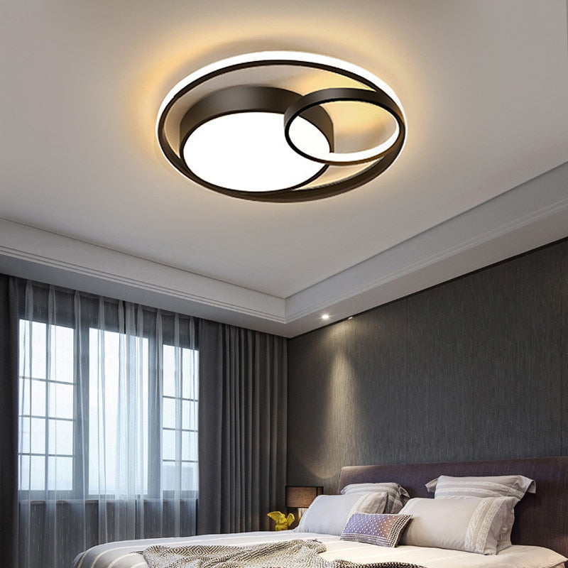 Oriselle | Contemporary Endless Rings LED Ceiling Light | OpalDwell - OpalDwell