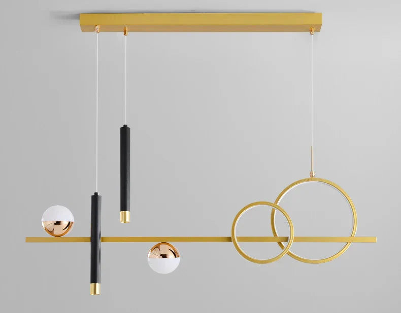 NovaLume Minimalist LED Pendant Lights with Remote Control - OpalDwell