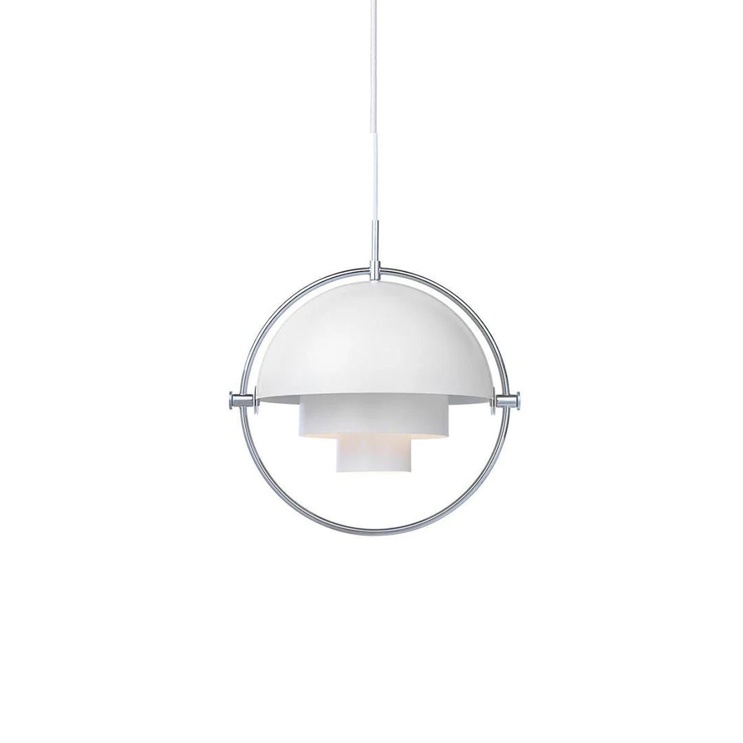 NordicTier Black Pendant Light With Layered Metal Shades - OpalDwell