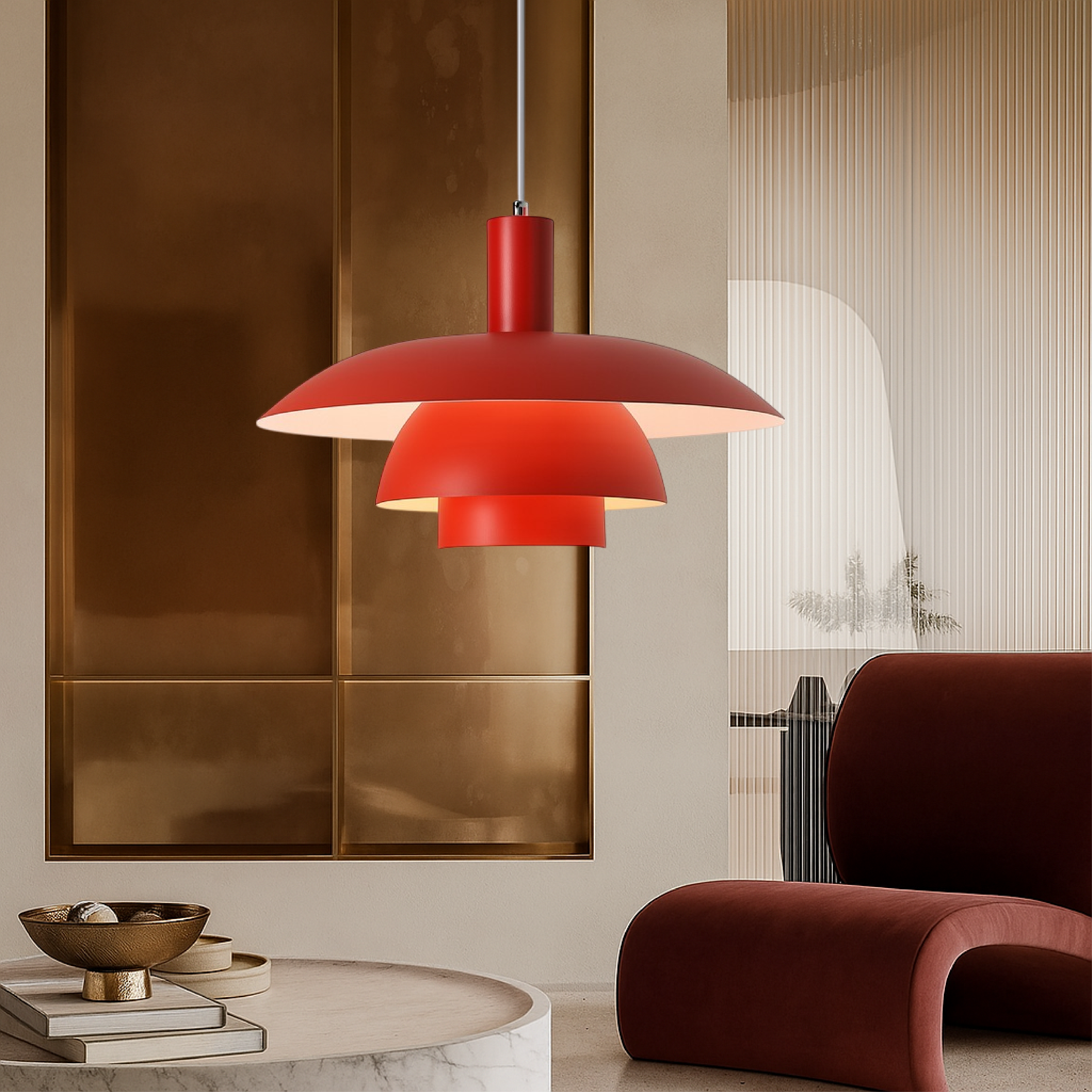 Liora Nordic Style Pendant Lamp For Living Rooms Edition OpalDwell