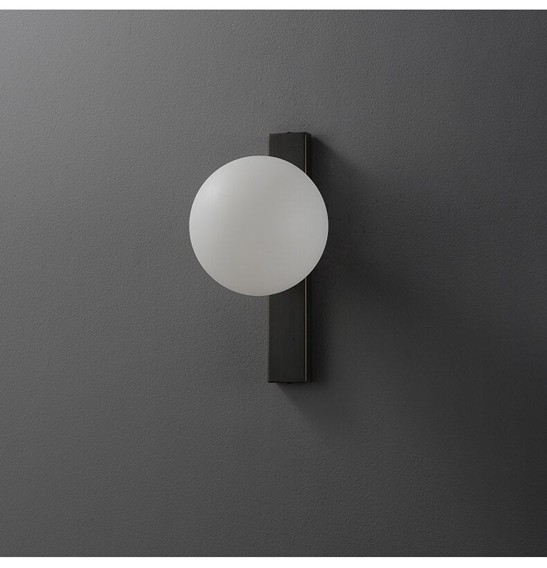 Aure Copper Circ LED Wall Sconce for Nordic Interiors OpalDwell