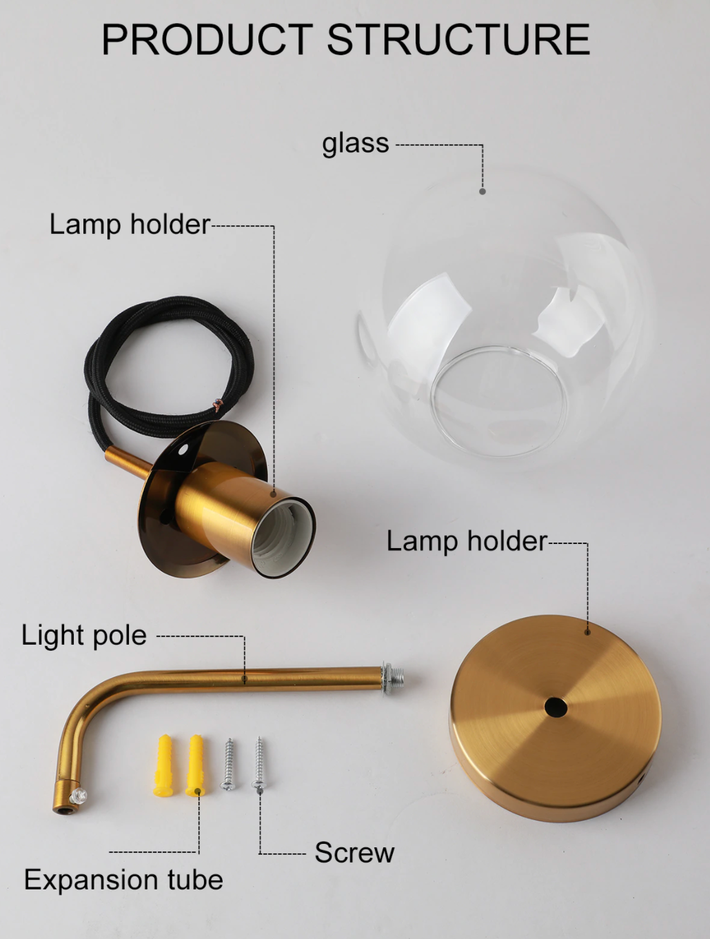 Aurena Suspended Wall Sconce | OpalDwell - OpalDwell