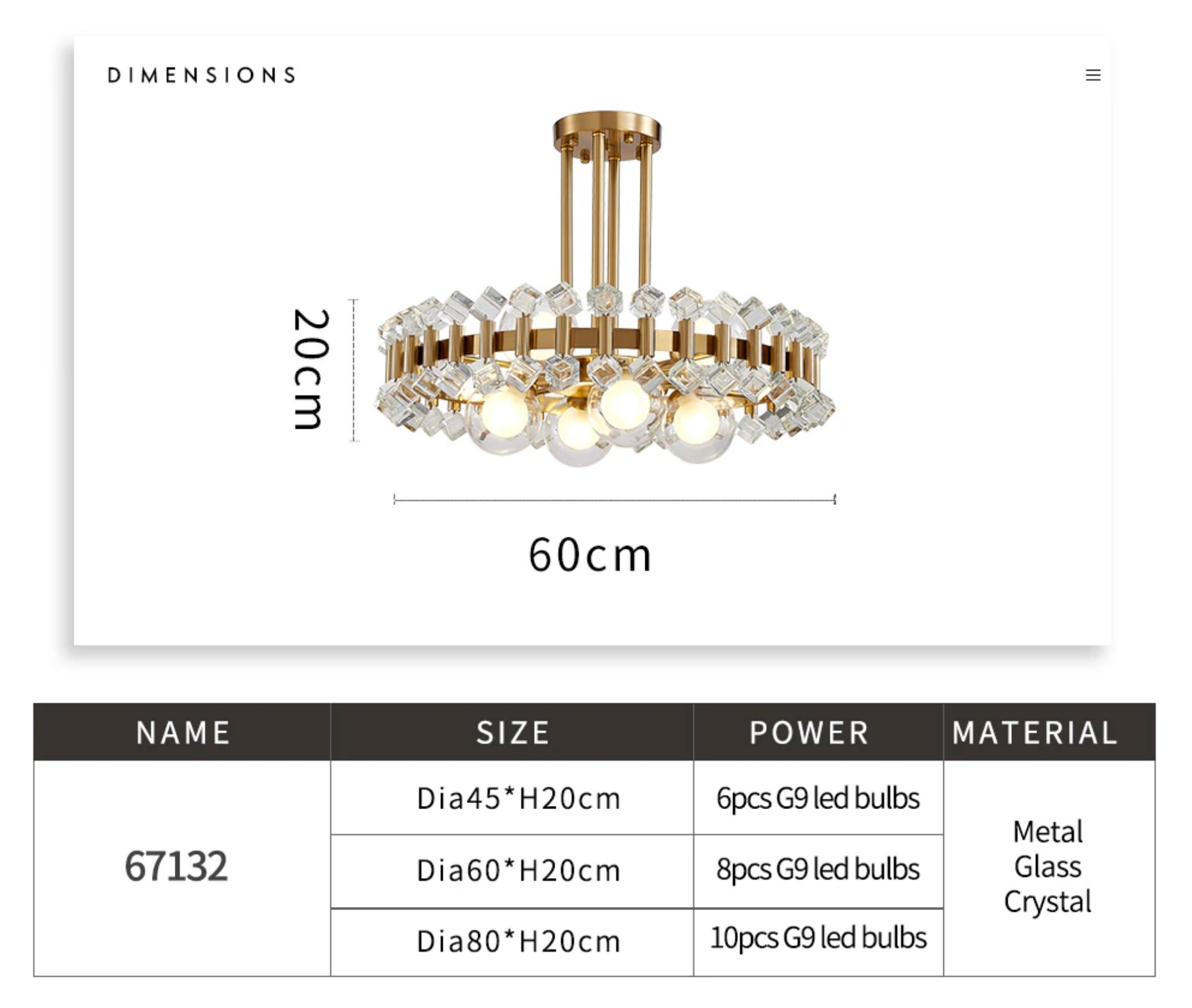 Lumira Colorful Crystal Chandelier for Living Room - OpalDwell