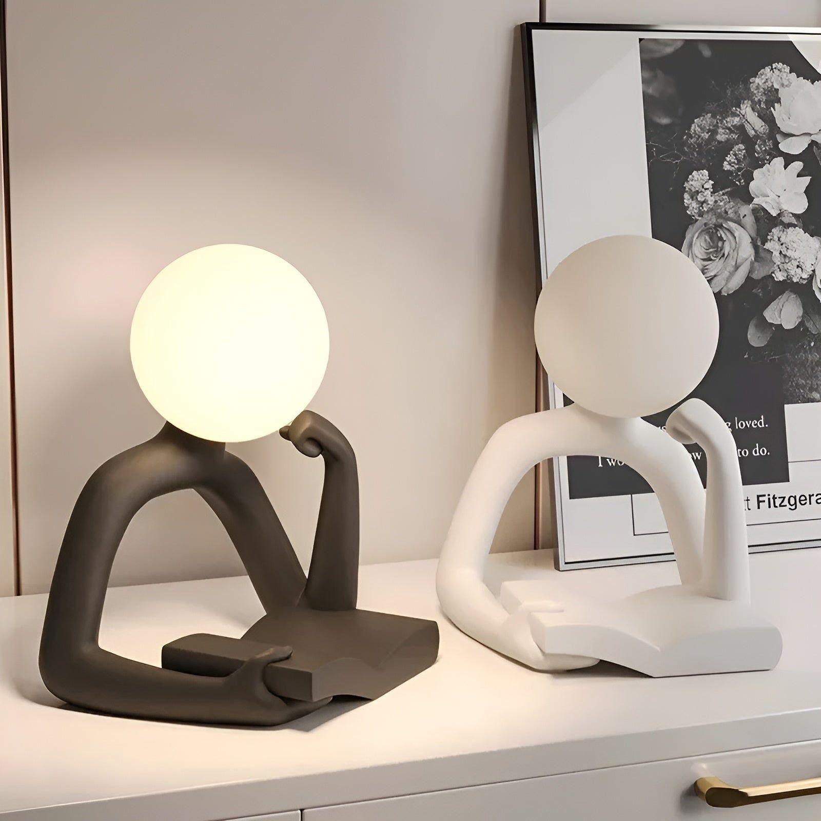 Ardentis Table Lamp | Abstract Modern Desk Lighting - OpalDwell