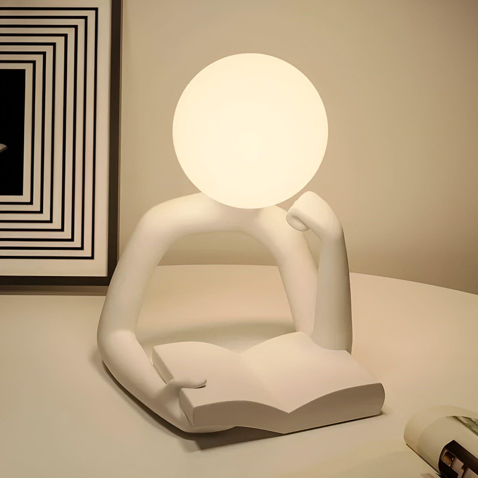 Ardentis Table Lamp | Abstract Modern Desk Lighting - OpalDwell