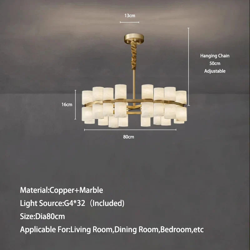 Liora Marble Lamp - OpalDwell
