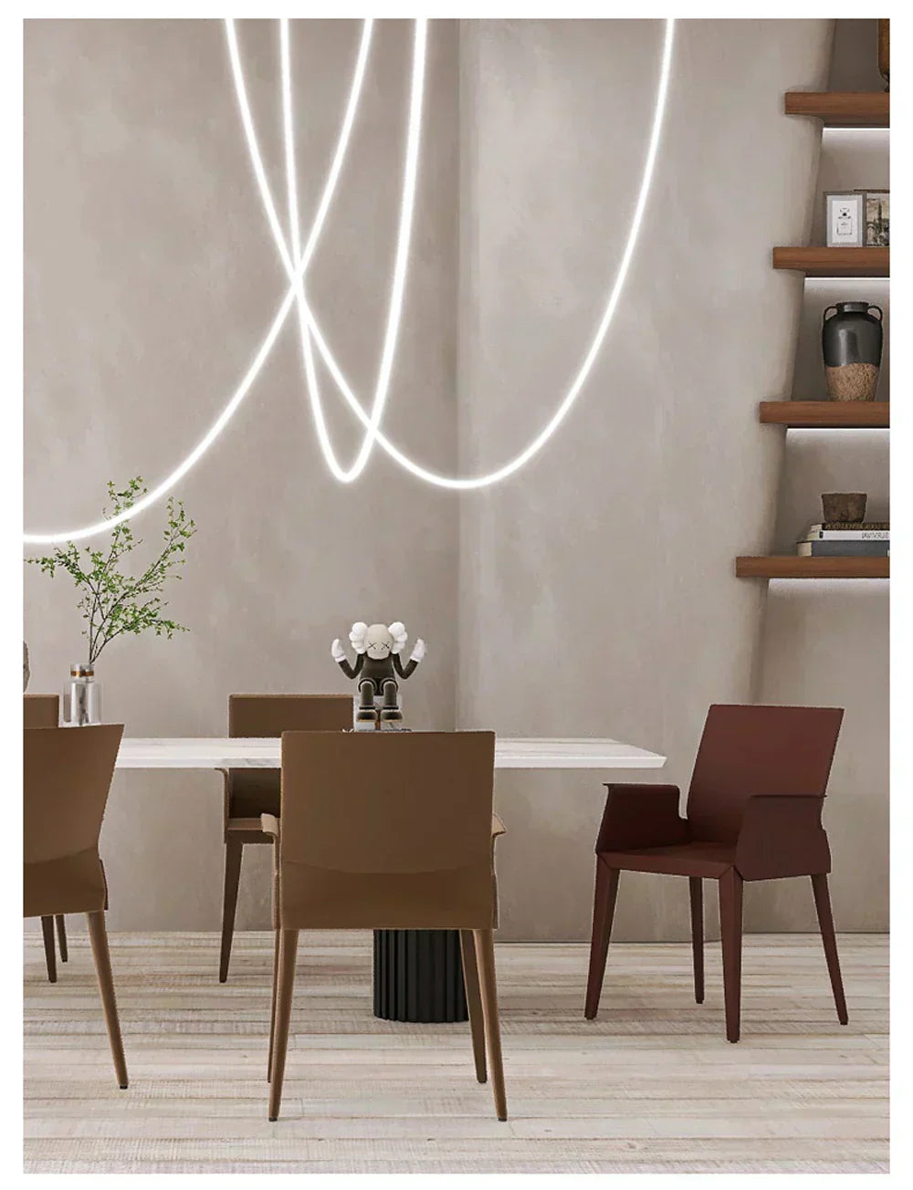 Lyra Dome LED Postmodern Gold Chrome Elegant Ceiling Light - OpalDwell