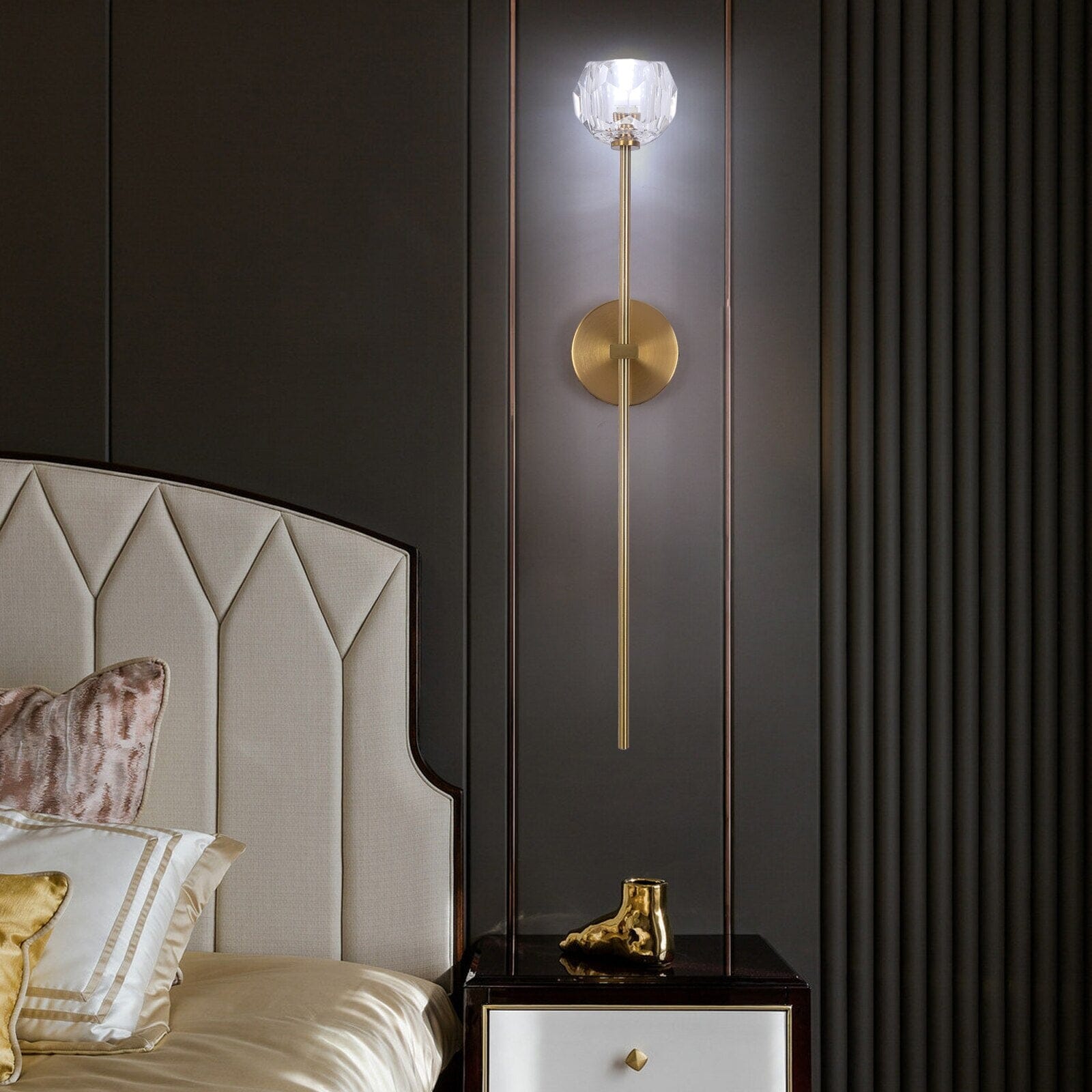 Lareine Crystal Wall Sconces - OpalDwell