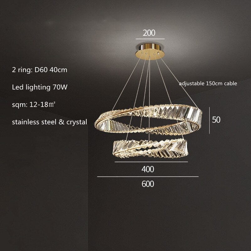 Ashford Ring Chandelier - OpalDwell