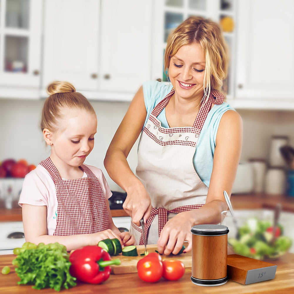 AstraSharp Magnetic Diamond Rolling Knife Sharpener - OpalDwell