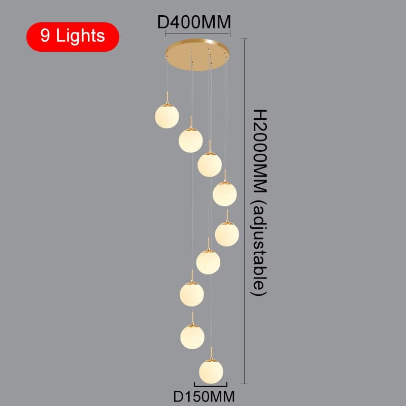 Liora Orb Chandelier OpalDwell