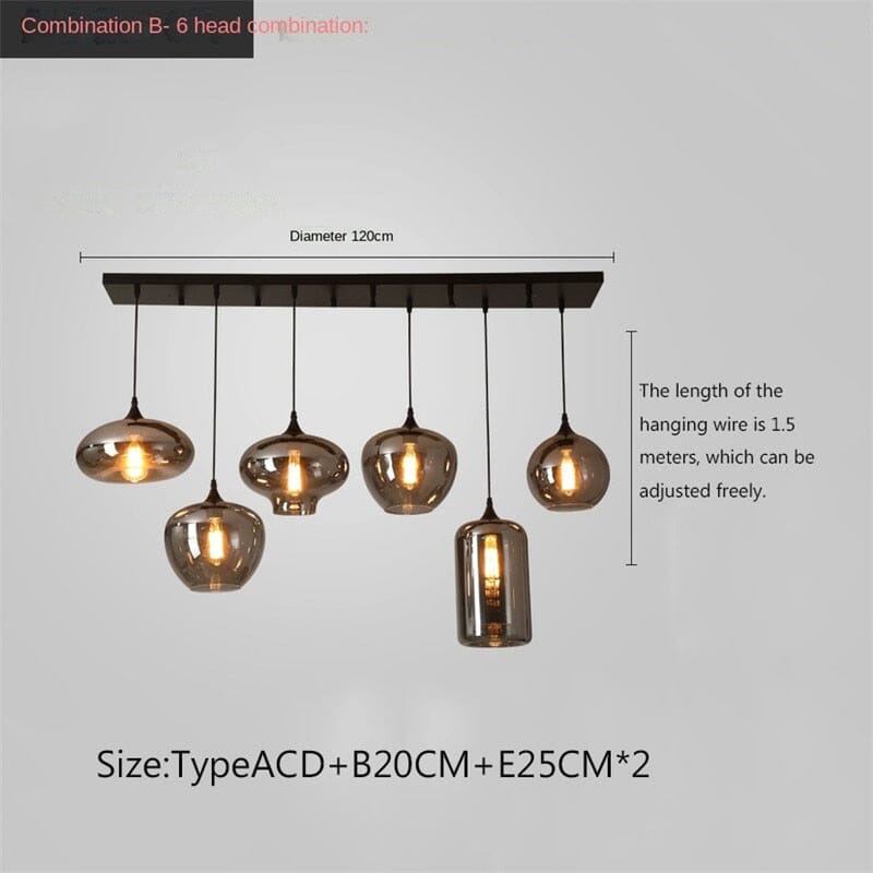 Liora | Glass Chandelier - OpalDwell