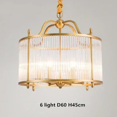 Elowen Gold Glass Chandelier - OpalDwell