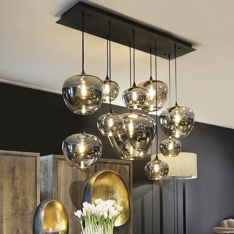 Liora | Glass Chandelier - OpalDwell