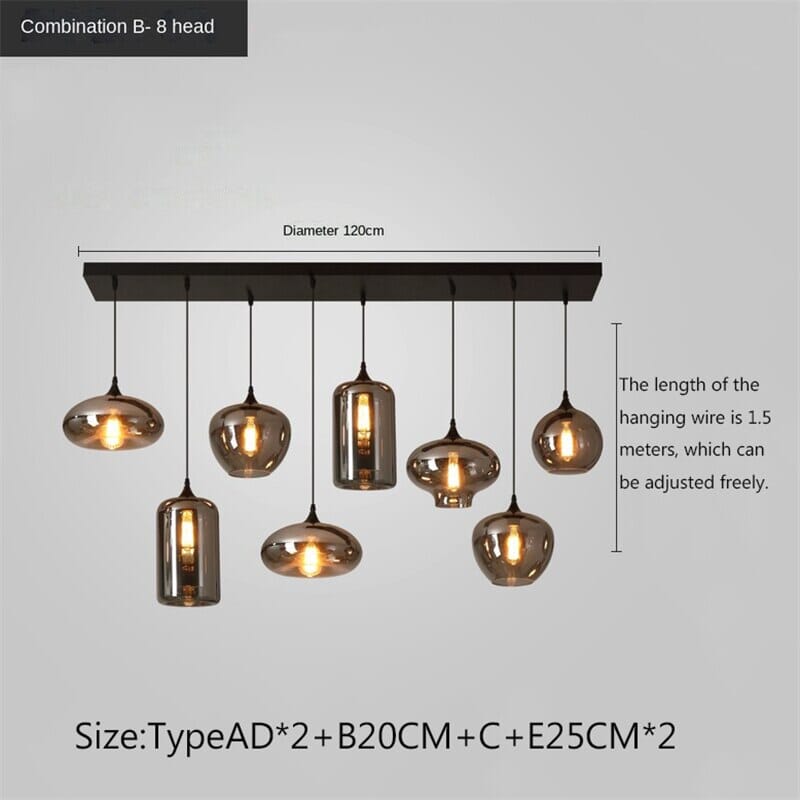 Liora | Glass Chandelier - OpalDwell