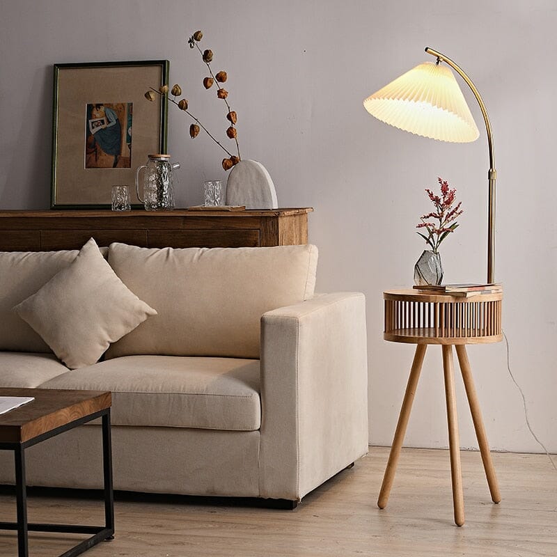 Liora | Floor Lamp in Jasmine Style OpalDwell