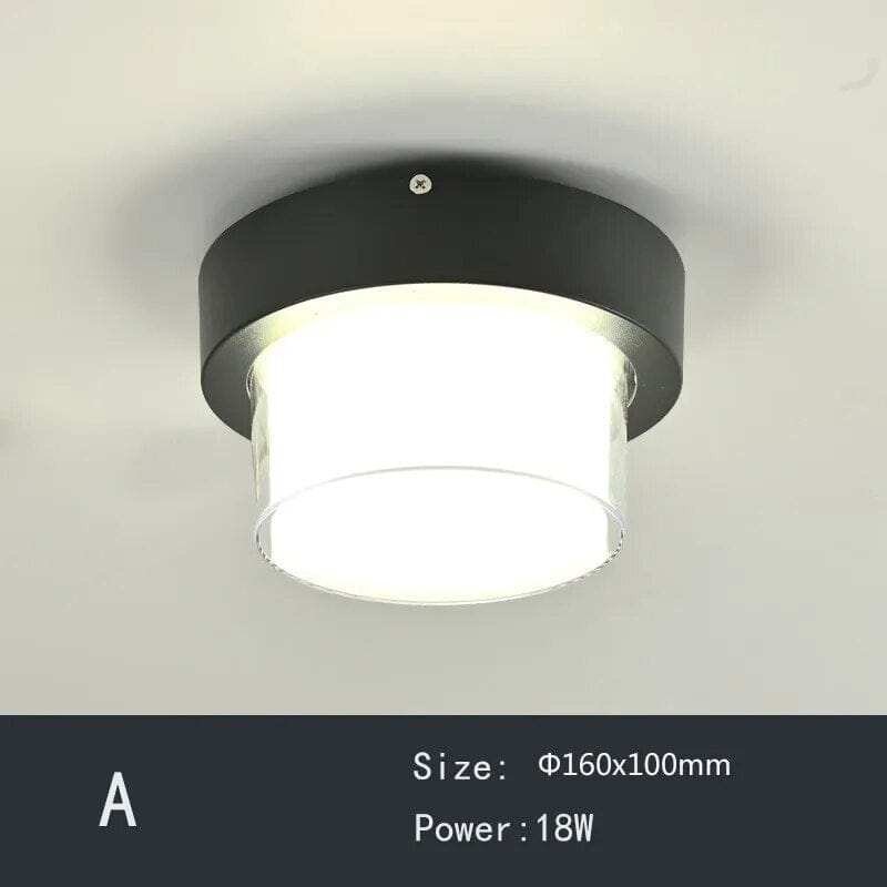 Retro Geometric Ceiling Lights for Hallway - OpalDwell