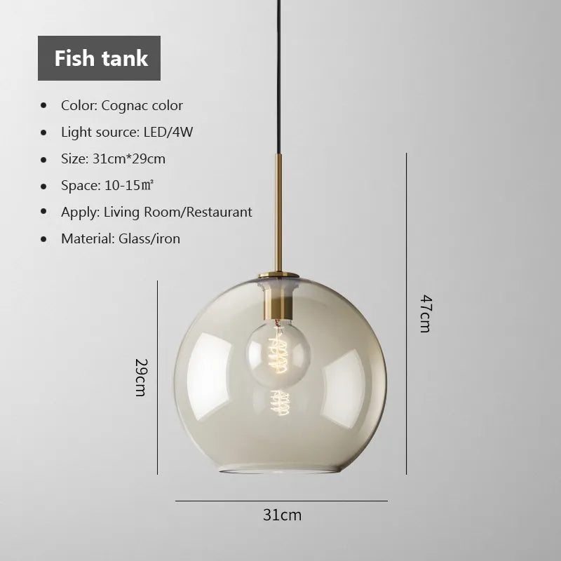 Arctix Glass Pendant Light in Industrial LED Luxury - OpalDwell