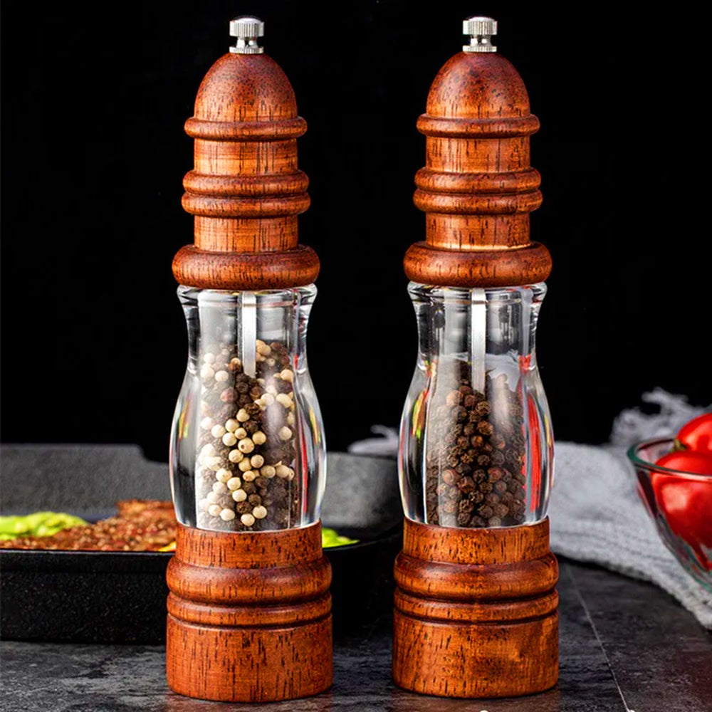Salt and Pepper Mills in Solid Wood | OpalDwell - OpalDwell