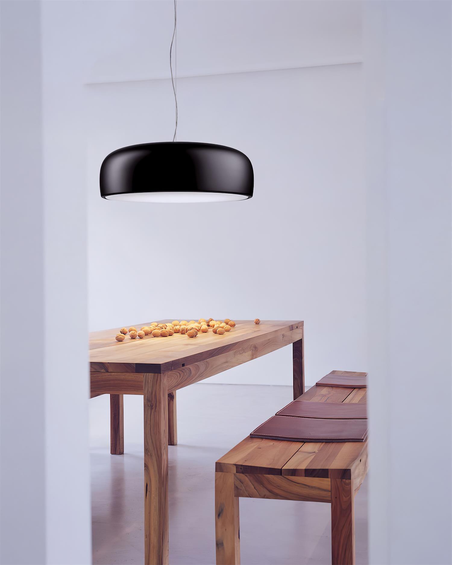 AstraLume Ceiling Pendant Light With Sleek Glow Design - OpalDwell