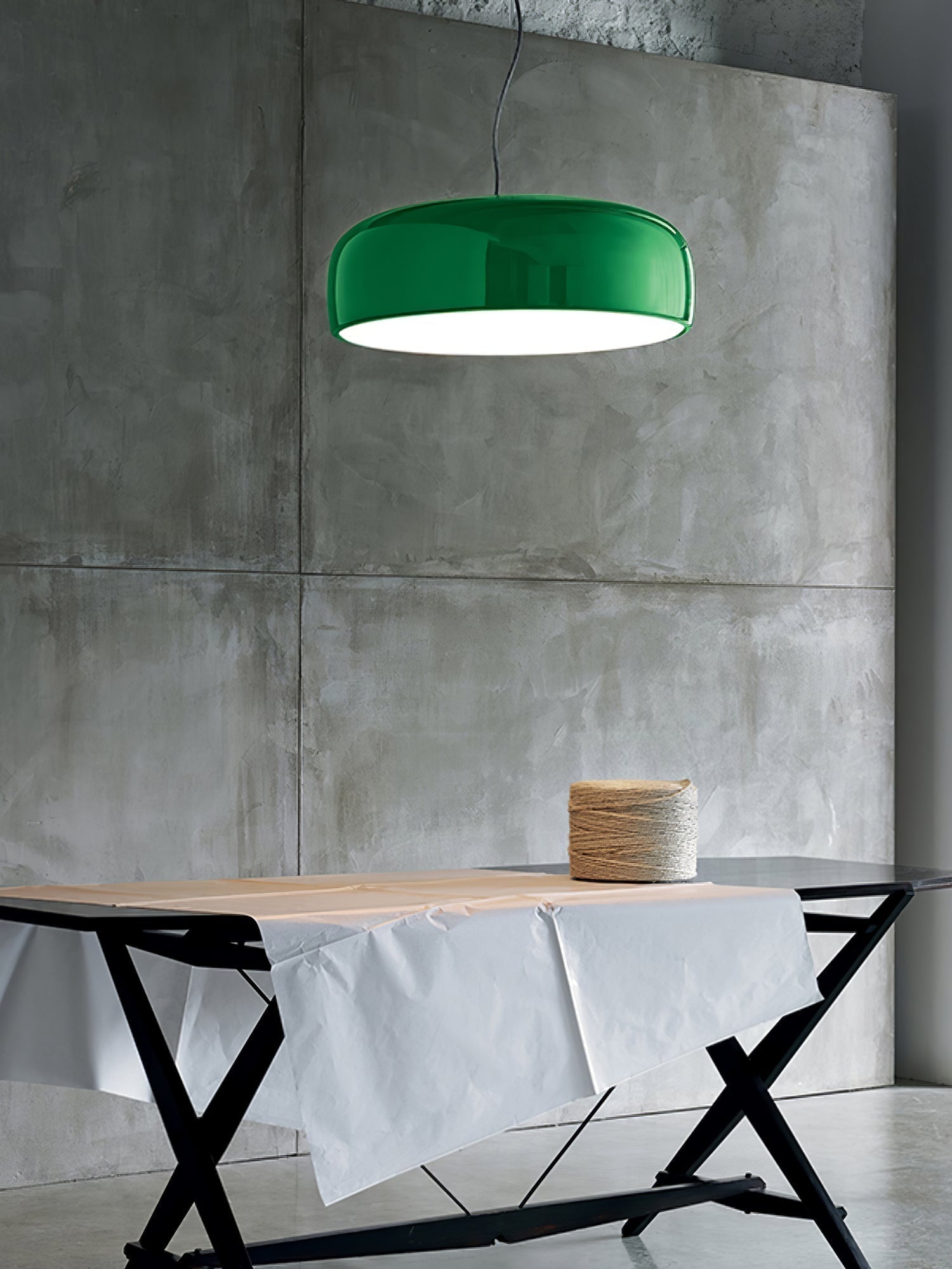 AstraLume Ceiling Pendant Light With Sleek Glow Design - OpalDwell