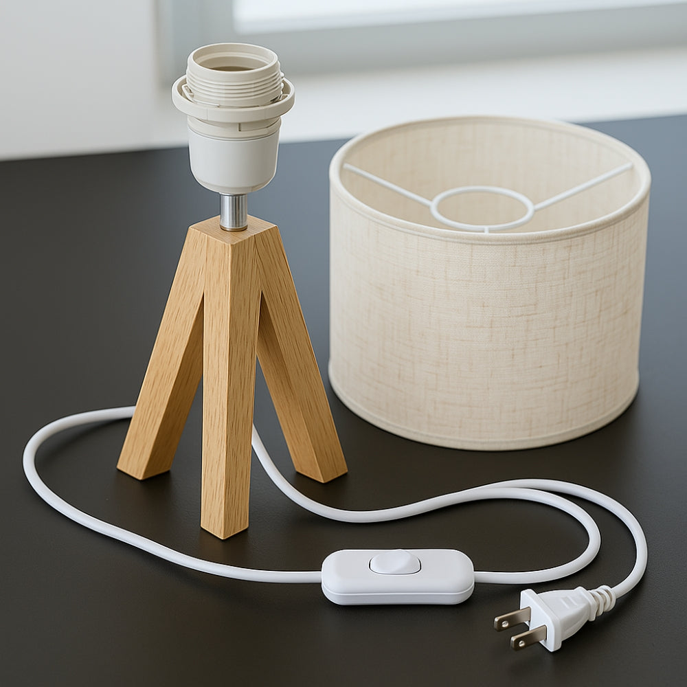 The Minimalist Table Lamp With An Elegant Tripod Stand - OpalDwell
