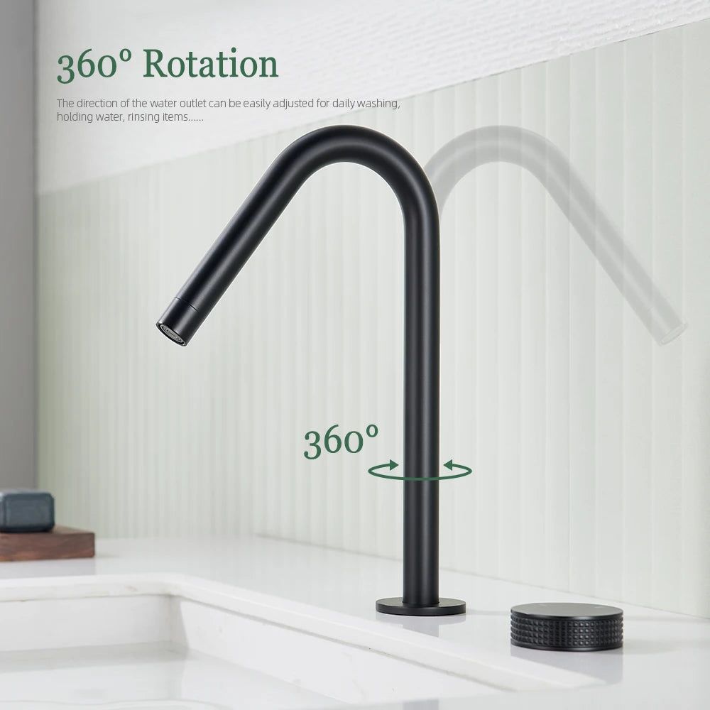 NexaFlow Basin Faucet | Single-Handle with 360° Spout OpalDwell
