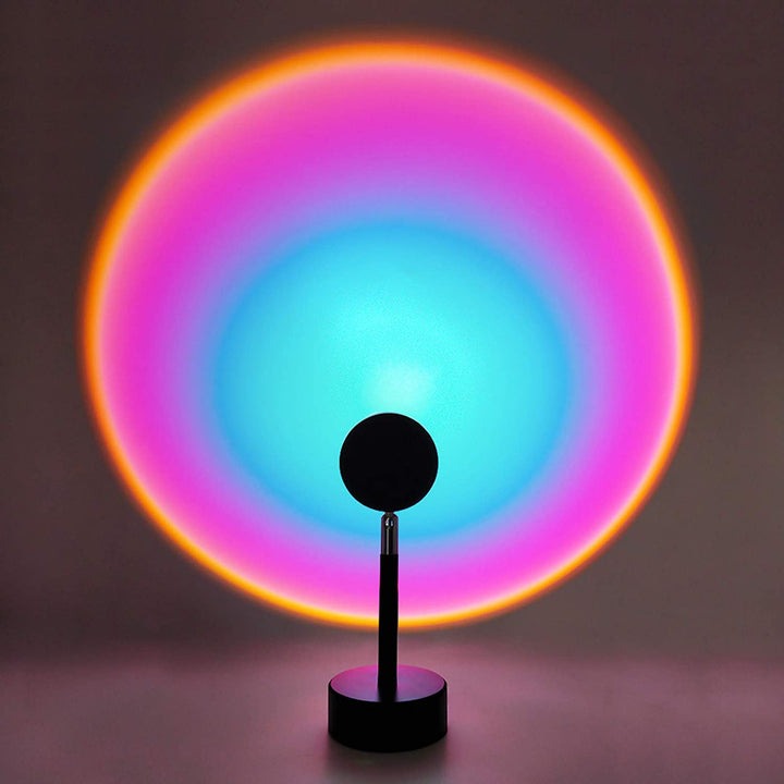 AuroraGlow Sunset USB Desk Lamp for Gaming and Home Office Ambience - OpalDwell