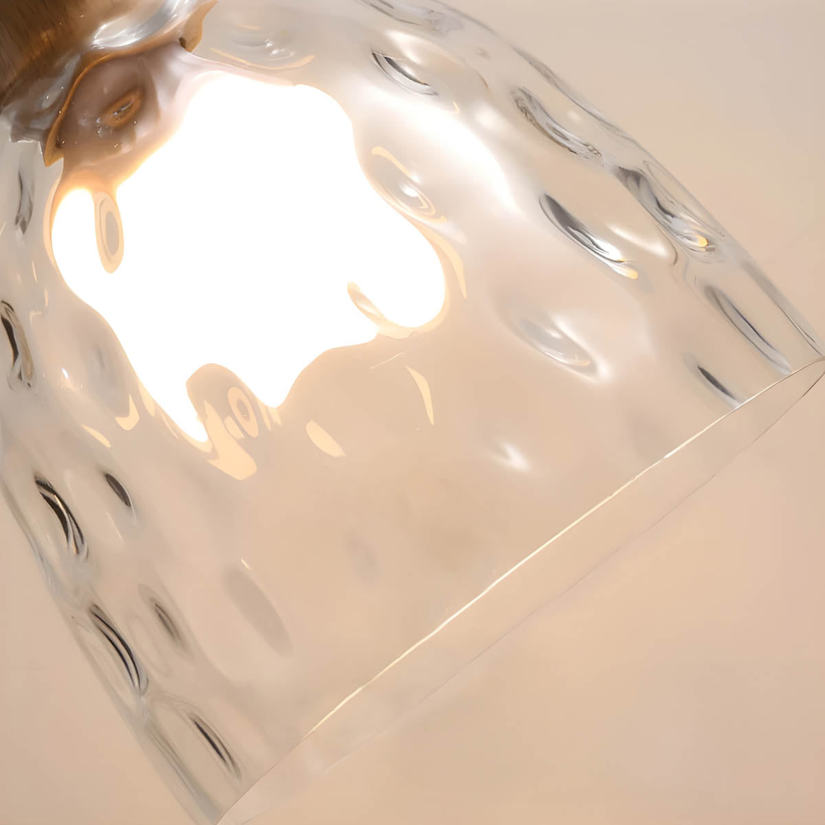 Elora Glass Chandelier | Minimalist Elegant Illumination - OpalDwell