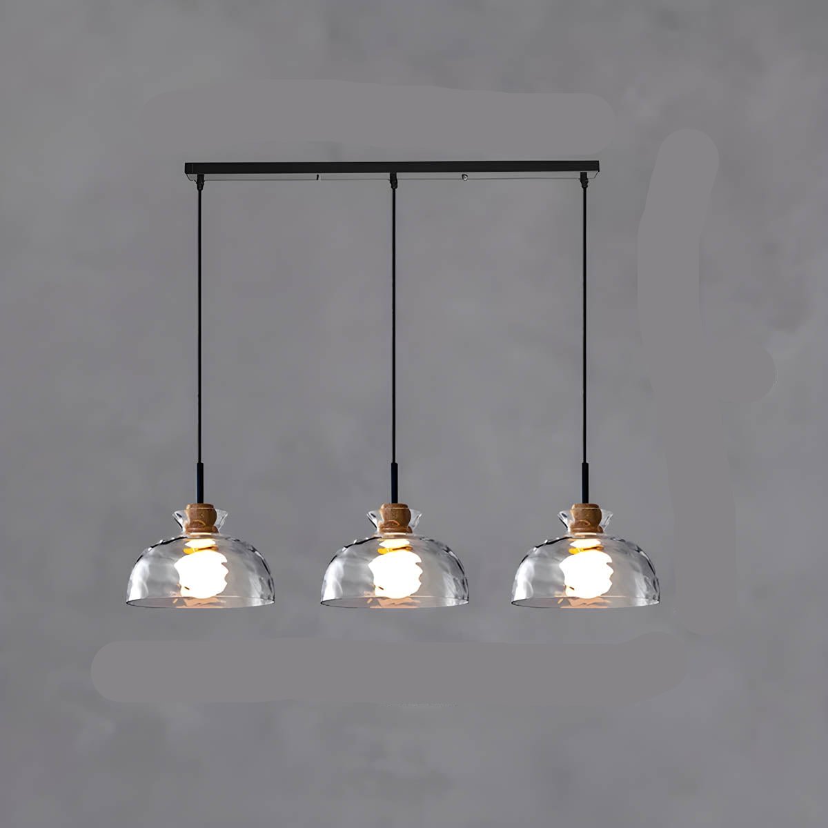 Elora Glass Chandelier | Minimalist Elegant Illumination - OpalDwell