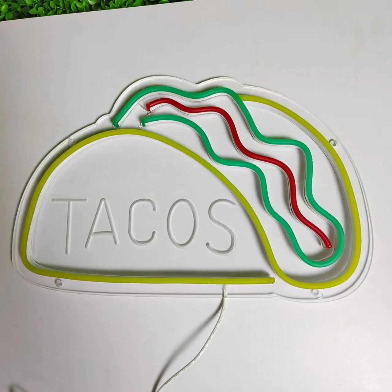 NibbleGlow Neon Night Light Colorful Fast Food Sign - OpalDwell