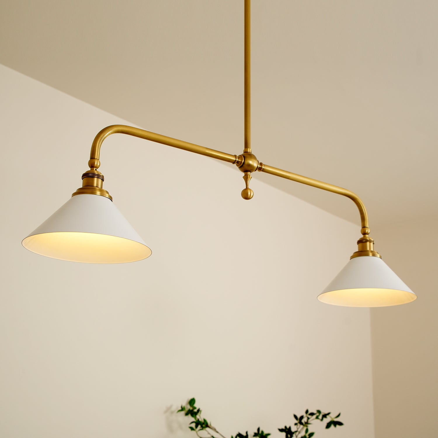 AstraVex Vintage Glass Pendant Light With White Shade OpalDwell