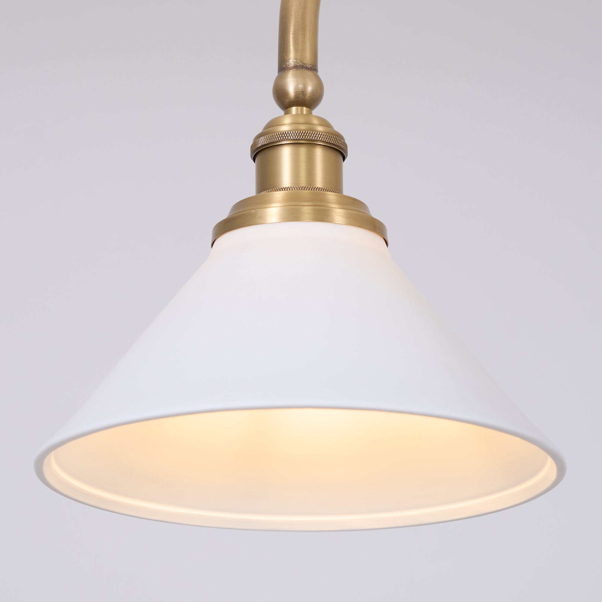 AstraVex Vintage Glass Pendant Light With White Shade OpalDwell