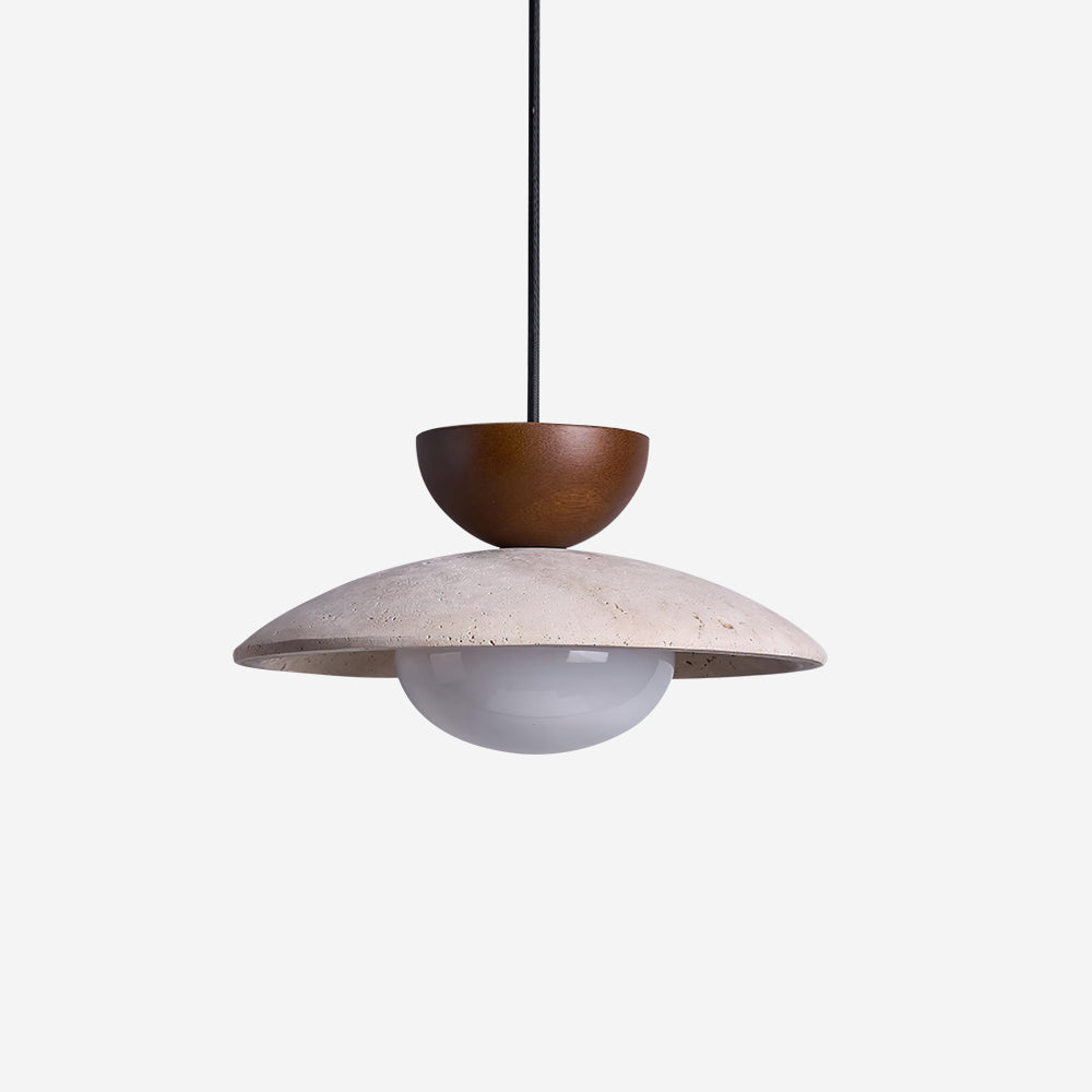 Aurea Travertine Pendant Lights for Dining and Hallways - OpalDwell