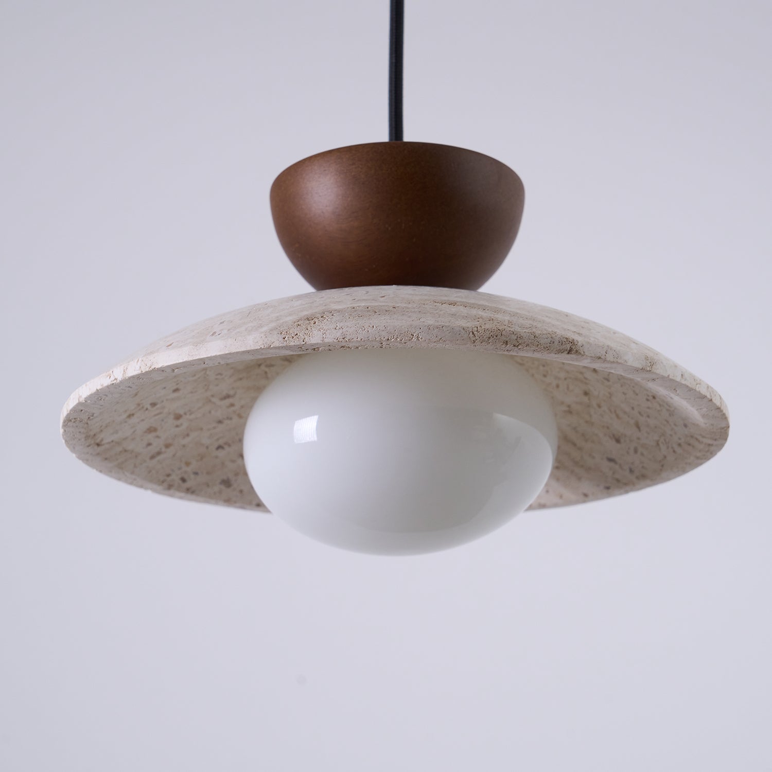 Aurea Travertine Pendant Lights for Dining and Hallways - OpalDwell