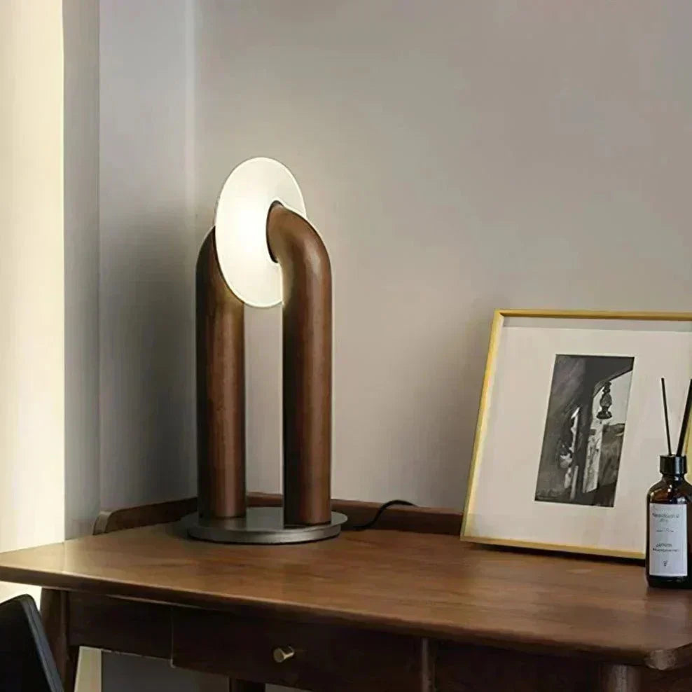 LumaArc Wireless Table Lamp With Rechargeable Battery - OpalDwell