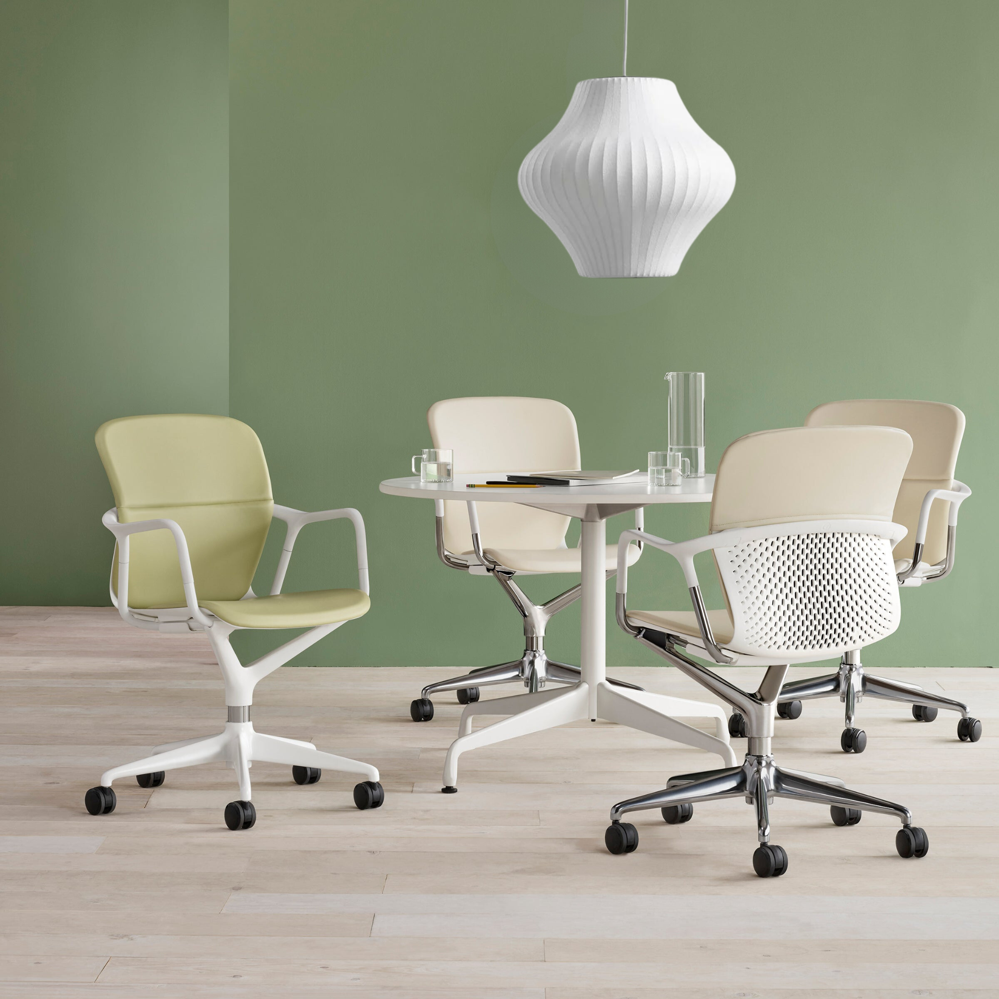 NovaCrest Silk and Steel Pendant Lamp for Modern Interiors OpalDwell