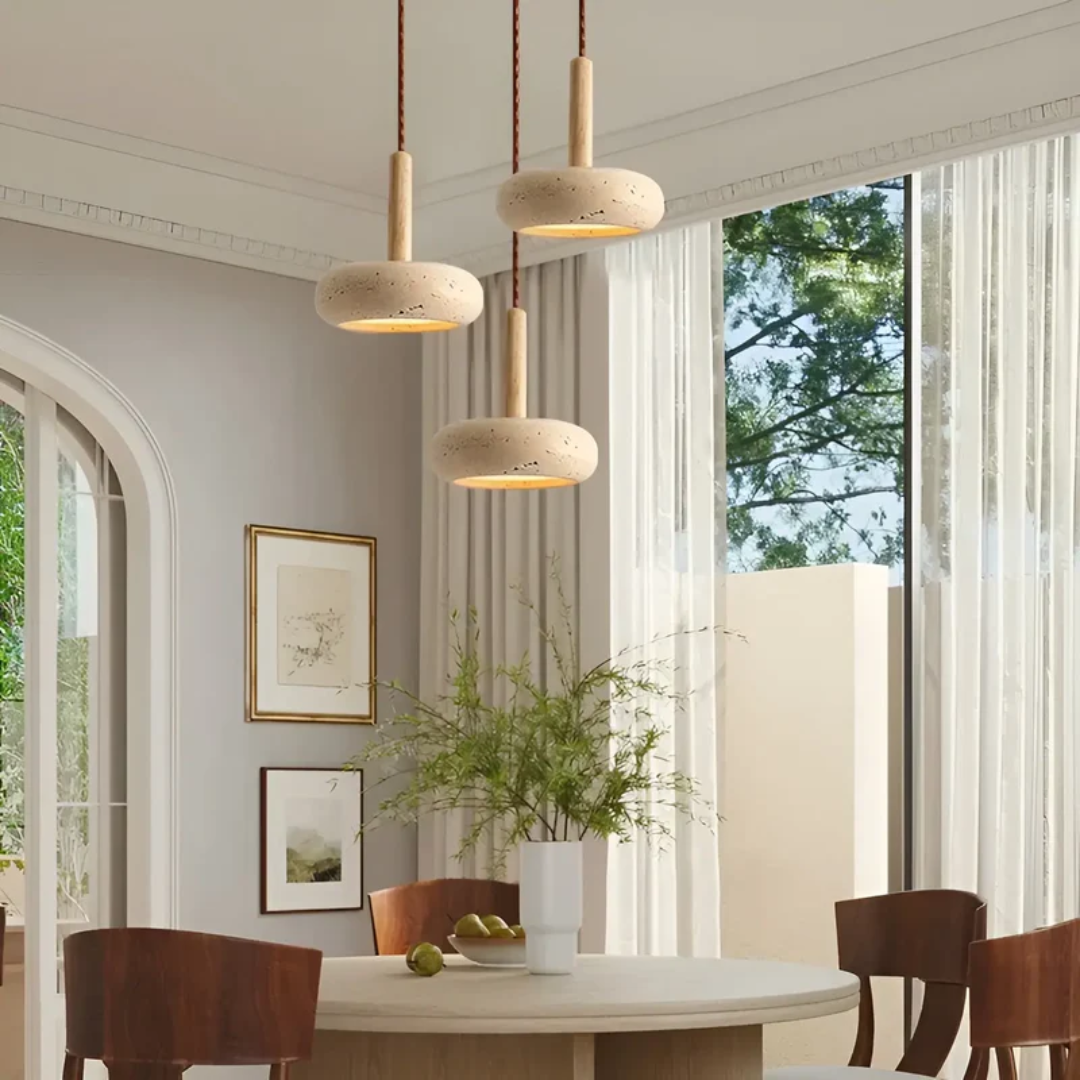 Kibo LED Pendant With Adjustable Retro Japanese Design - OpalDwell