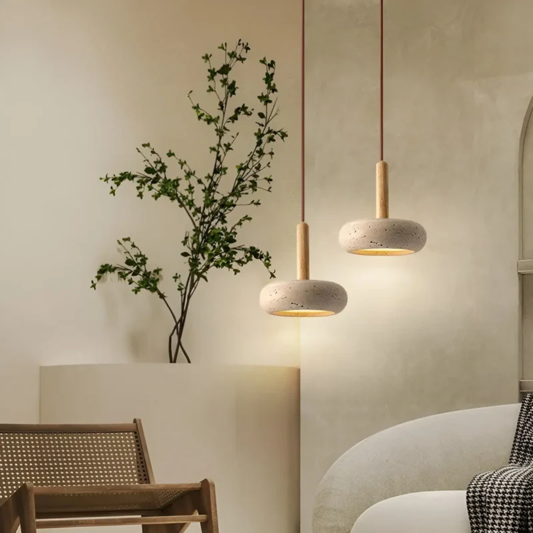 Kibo LED Pendant With Adjustable Retro Japanese Design - OpalDwell