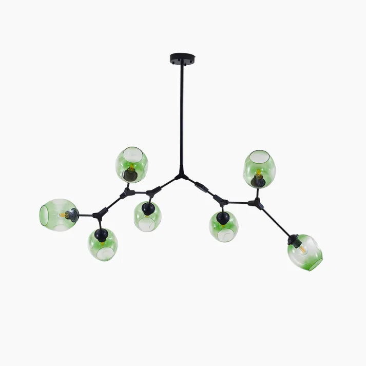 LustraNova Glass Bubble Pendant Light With Branching Arms Ambient Lighting - OpalDwell