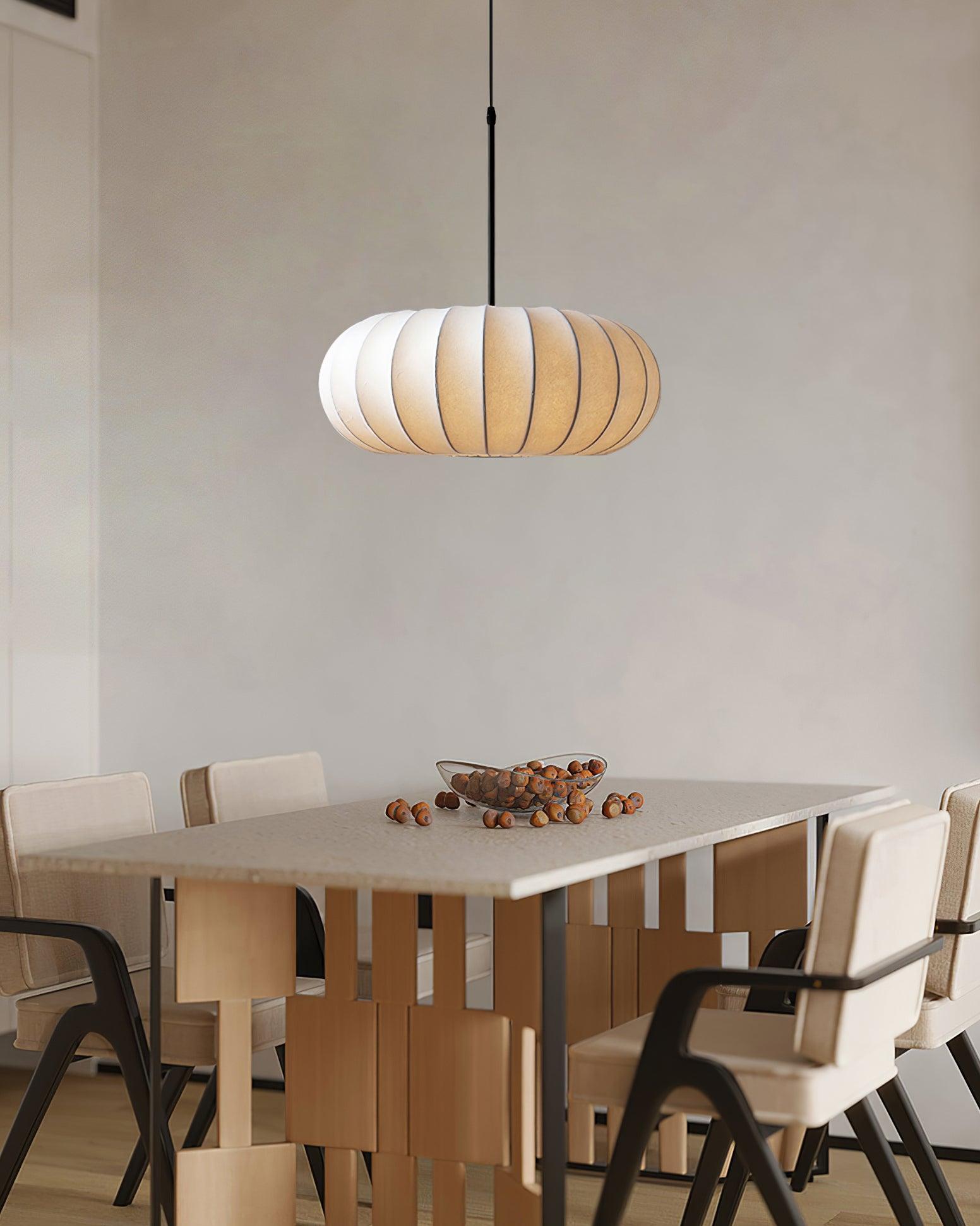 Kisara Wabi Sabi Pendant Light For Rustic Spaces With Wood - OpalDwell