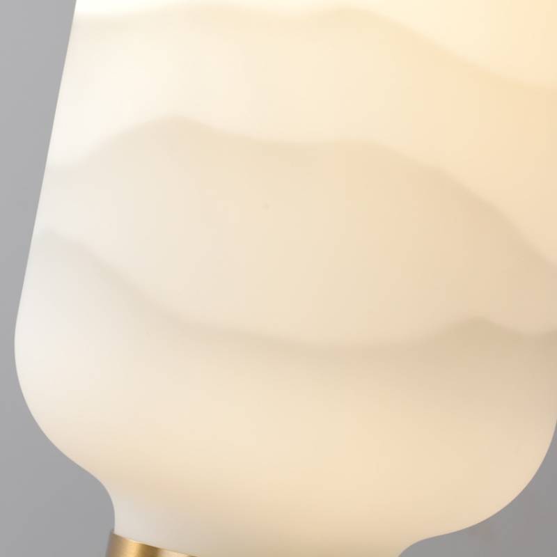 Frosted Glass Pendant Light For Contemporary Ceiling Lamp OpalDwell