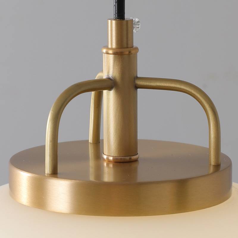 Frosted Glass Pendant Light For Contemporary Ceiling Lamp OpalDwell