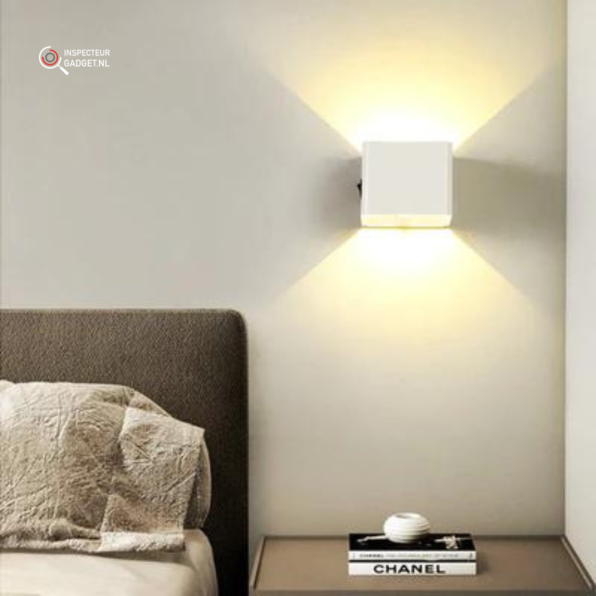 Aureon Wall Lamp Wireless USB Rechargeable Cordless Design 65 Hours Ambient Light - OpalDwell
