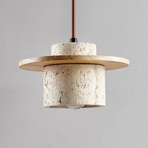 Valeora Travertine Chandelier Timeless Lighting Design - OpalDwell