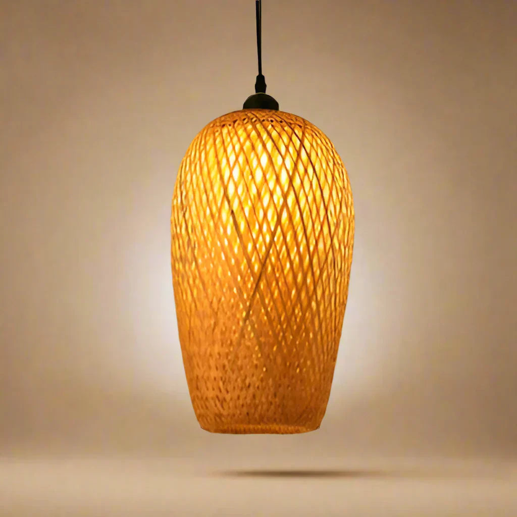 Avela Handcrafted Rattan Chandelier | OpalDwell - OpalDwell