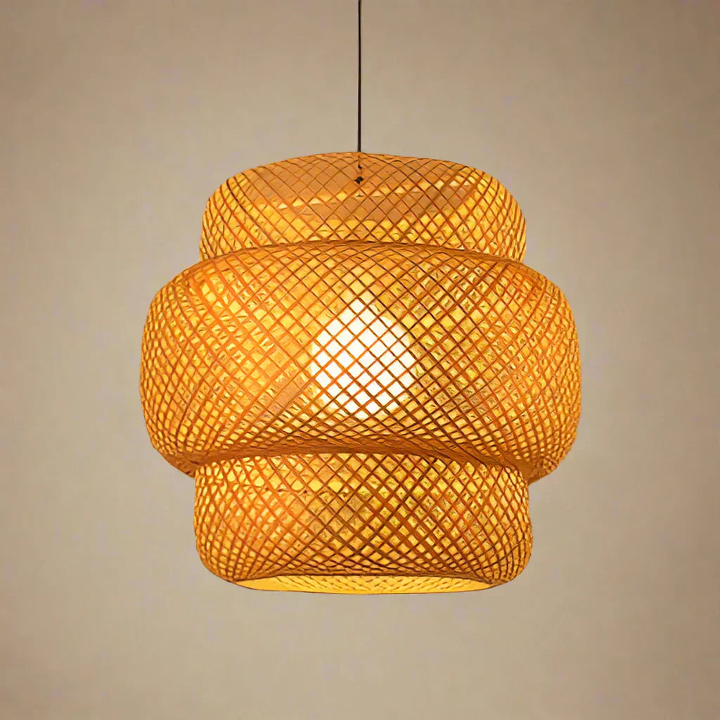 Avela Handcrafted Rattan Chandelier | OpalDwell - OpalDwell