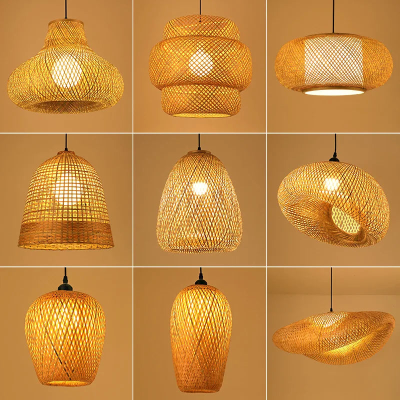Avela Handcrafted Rattan Chandelier | OpalDwell - OpalDwell